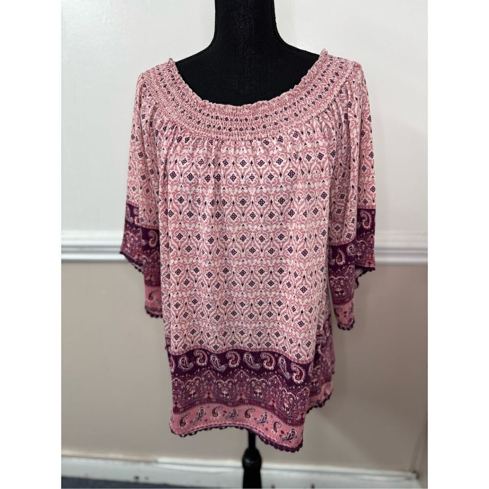 Signature Studio Plus Size Blouse Size 1X